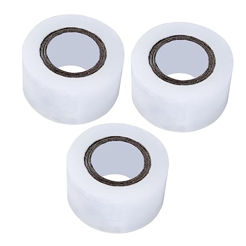 Operitacx 3 Rolls Wrap Roll Fruits Self-Adhesive Wrapping Film for Vegetable Bundling Pe Shrink Film Suitable for Home Store Supermarket
