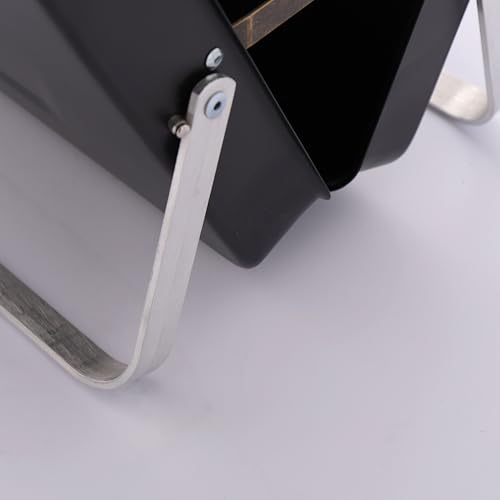 Image of Portable Barbeque Camping Grill &BBQ Utensils, Foldable Stainless Steel Charcoal Grill, Small Outdoor Travel BBQ, Compact Picnic Barbecue Cooking Grill for Camping Forest Green (Small)