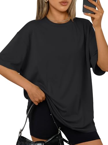 Trendy Queen Womens Oversized Sleep T Shirts Plus Size...