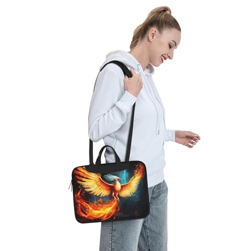 Bolso maletín para laptop con diseño de fénix miniatura 3