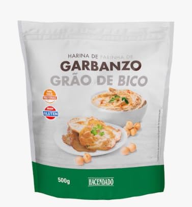 Farine de pois chiches sans gluten lot de 2 x 500g pour cuisine saine