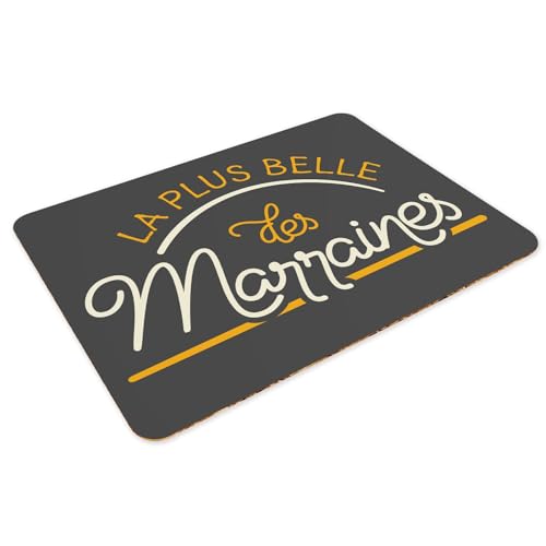 Sets de table en liège anti-rayures napperons souples noirs grand format 39cm - 3