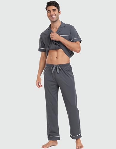 Men's Lightweight Cotton Pajama Set