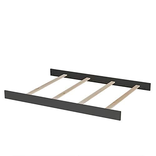 Image of Full-Size Conversion Kit Bed Rails for Sorelle Convertible Cribs - Solid Wood Rail - Toddler and Adult Bed Rail for Full-Size Beds - Essential Nursery & Baby Furniture (Model #215, Vintage Grey)