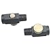 OZXNO 2 Pcs Brass In-Line Air Flow Regulator Adjustable 1/4