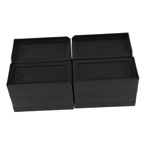 PRETYZOOM 4pcs Heavy Duty Bed Risers Furniture Height Extenders for Tables Sofas and Desks Providing Stable Support and Versatile Elevation