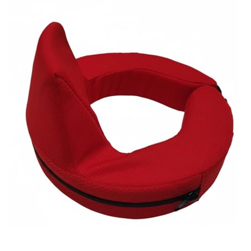 Collar cervical para adultos de 14cm protector ergonómico rojo para clases de manejo