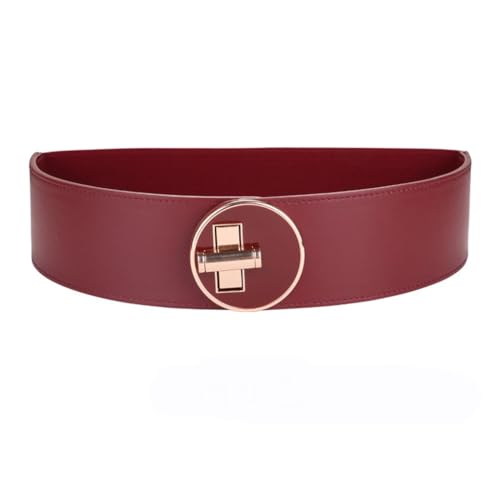 HBJWOV Wide Waistband Women's Elastic Decorative Dress With Suit Coat Waist Closure And Waist Closure(D)