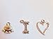 Personalized Custom Dog ID tag with name and phone number, your choice of charm and 1-3 colors (hot pink and aqua shown)