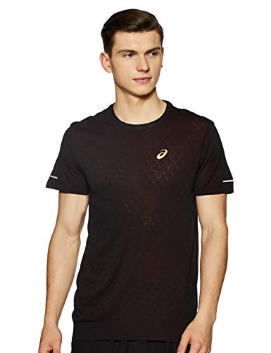 ASICS Gel-Cool SS Top tee 2011a314-011 Camiseta, Negro (Black 2011a314/011), Large para Hombre