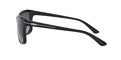 Oakley Women's Drop-In Polarized Rectangular Sunglasses, Polished Black, 58 mm - Thumbnail 5