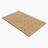  Lochrasterplatte Werkbank Lochplatte Multifunktionstisch Arbeitstisch MDF Rasterplatte Aufspannplatte Universaltisch (80 x 50 cm  40 Löcher)