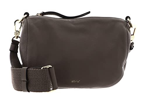 Sac crossbody abro Dalia en cuir taupe de taille mina pour femme élégante