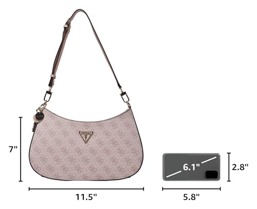Image of GUESS Womens Noelle Top Zip Shoulder Bag