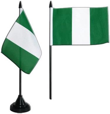 Digni® Nigeria Table Flag 4 x 6 inch