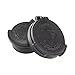Nightforce Objective Durable Weather-Resistant Spring-Loaded Flip-Up Rotational Lens Caps with Thread-in Attachment, Black, 56 mm ATACR/Beast/NXS/SHV