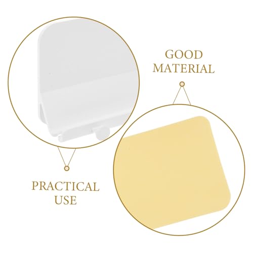 Soporte de pared para móvil HEALSOPTHY blanco pack de 3 piezas de ABS para salón 3
