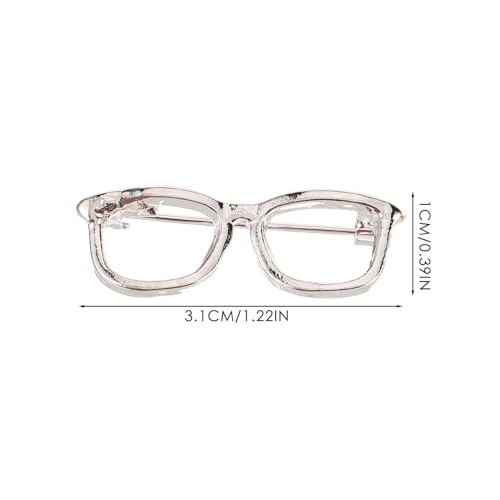 Image of Gadpiparty 6Pcs Creative Glasses Brooches Eyewear Lapel Pins for Women Dress Shirt Hat Bag Accessories Stylish Eye Glasses Jewelry