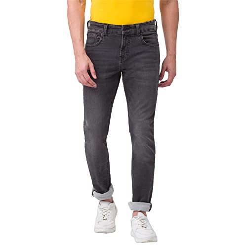 Image of Spykar Men's Rover Regular Fit Mid Rise Casual Jeans
