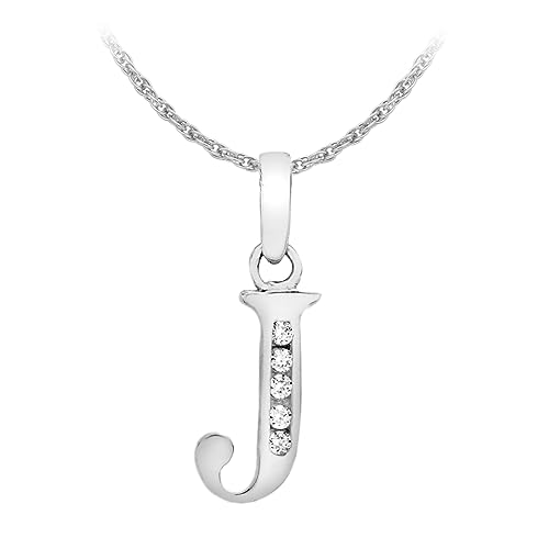 Carissima Gold Colgante de mujer con oro blanco 9 K (375), circonita, 46 cm