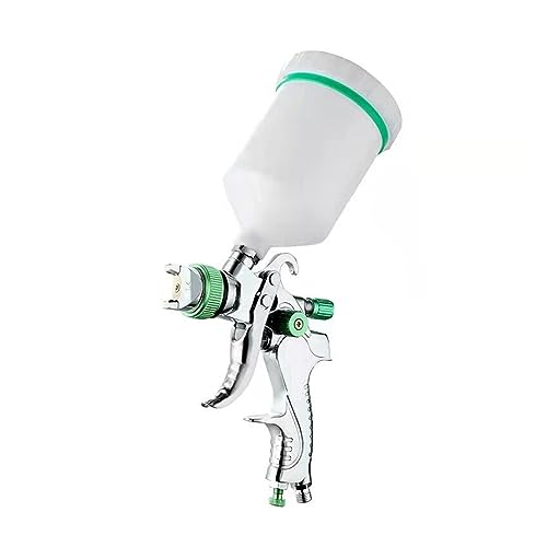 Farbspritzpistole, 1,7/2,0/2,5 mm Decklack-Spritzpistole mit hoher Zerstäubung for die Automobilindustrie, pneumatische Obertopf-Spritzpistole(Package 5)