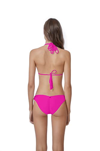 PQ Swim Women's Basic Ruched Bikini Bottoms - Moderate Rise, Fuller Coverage, Womens Swimsuit Bottoms - Full2