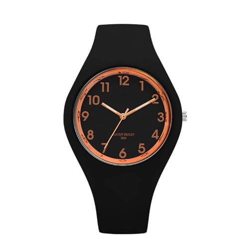 BIEWO Série Lady Jelly - Montre bracelet sport avec bracelet en silicone pour jeunes femmes, montre bracelet électronique à quartz pour infirmières