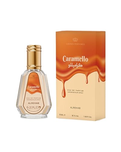 Al-Rehab Caramello Eau de Parfum Spray 1.69 Fl Oz (50 ml)