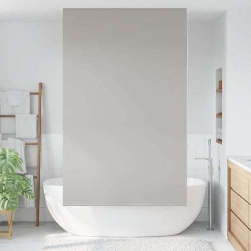 Generico Cortina enrollable de ducha, 130 x 240 cm, ancho de la tela 126 cm, cortinas venecianas, 4014872