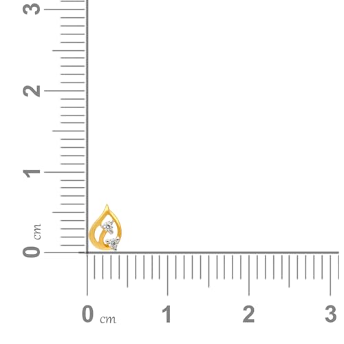 Malabar Gold & Diamonds Yellow Gold Nose Pin for Women 22 k | 22k BIS Hallmark (916) Nose Stud for Women and Girls with Piercing - Image 5