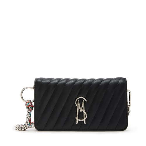 Mini portefeuille avec chaîne Steve Madden Paulie noir taille unique pour femmes