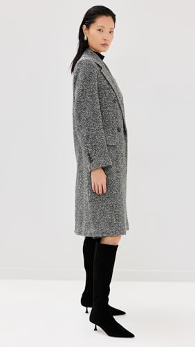 Vince Women's Herringbone Double Breasted Coat4