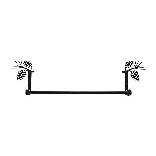 24 Inch Pinecone Towel Bar Large