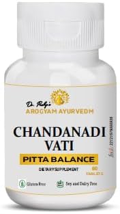 Dr Pushp arogyam ayurvedm Chandanadi Vati Ayurvedic Herbal Supplement, 60 Servings, 220mg