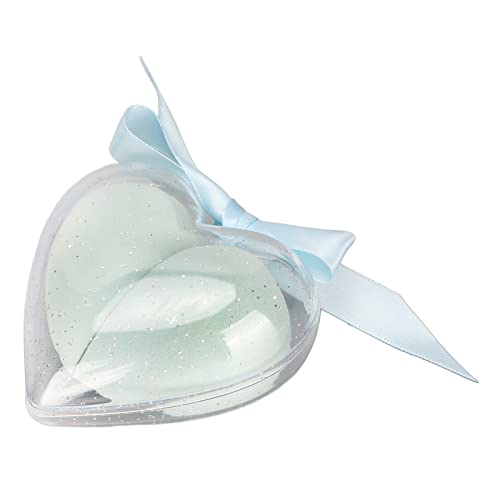 Wet And Dry Makeup Sponge Blender Easy To Clean 2 For Office Travel Dual Use, Light Blue - Image 3
