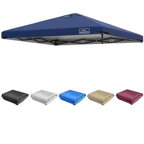 KAMPKEEPER Replacement Top Pop Up Canopy Tent Cover Roof with Air Vent and Adjustable Elastic Strap,...