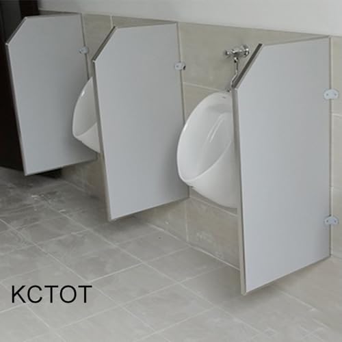 Écran de confidentialité pour urinoir suspendu en bois compact - 5