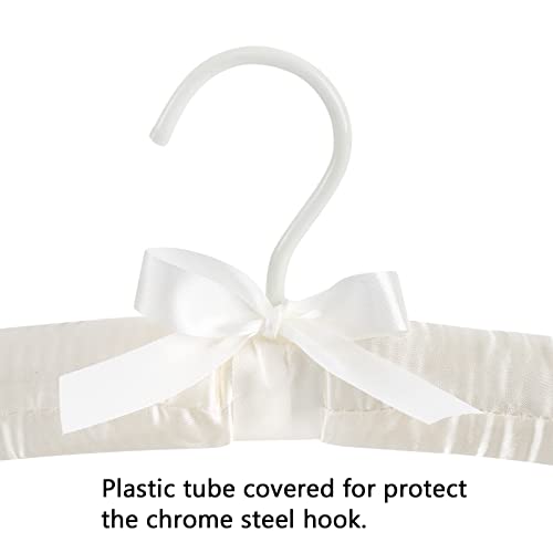 Tosnail FBA_T-PYJ 12 Pack Satin Padded Hangers Foam Padded Hangers Dress Hangers thumb #2