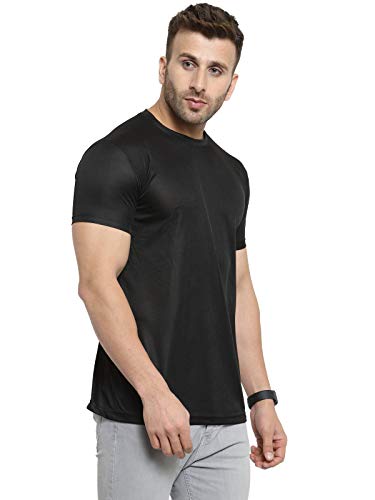 Image of AWG ALL WEATHER GEAR Men's Round Neck Half Sleeves, Lightweight Quick Dry Regular Dry Fit Sports T-shirt