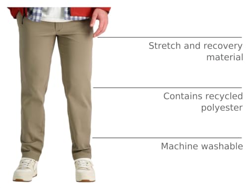 Haggar Men's Life Khaki Comfort Flat Front Straight & Slim Fit Chino Pant - image 4