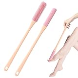 2PCS Toe Gap Cleaning Brush Long Handle, 15.7' Toe Cleaners Between Toes Brush