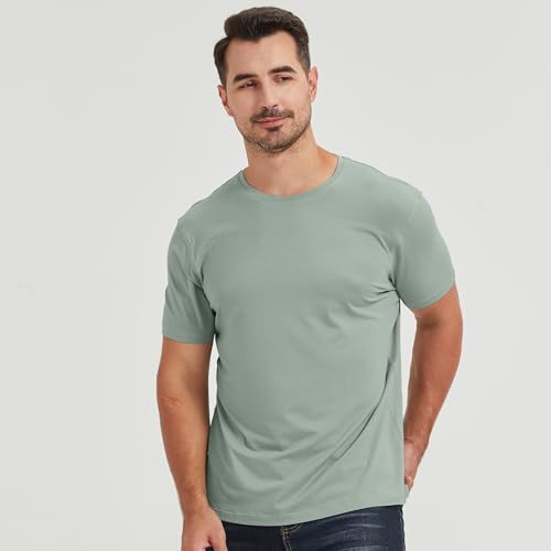 Image of netdraw Men's Ultra Soft Bamboo Viscose Cotton T-Shirt S-3XL