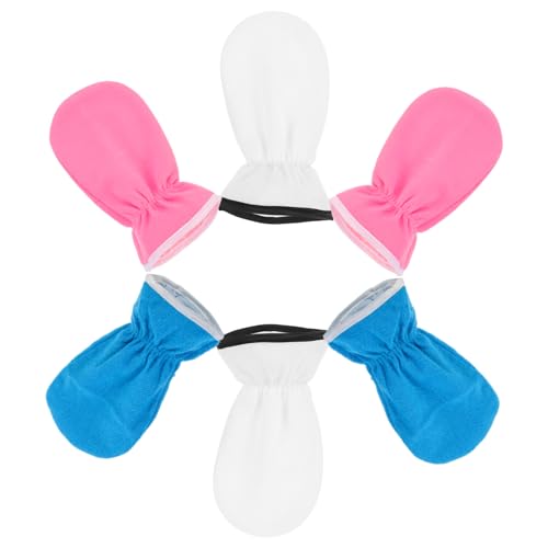 NOLITOY 3 Pairs Spa Wax Gloves Moisturizing Essential Oil Gloves Dry Hands Treatment