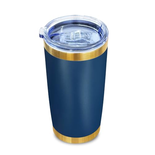 Image of 20 oz Insulated Tumbler Stainless Steel Tumbler,Navy,1 Pack