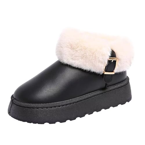 Bottes de neige femme JOEupin confortables et imperméables pour l'hiver