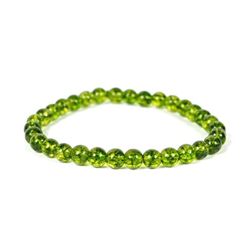 Image of Reiki Crystal Products Natural Crystal Stone Bracelet 6 mm Round Beads for Men & Women | Gemstone Jewellery Bracelet | Reiki Charged | Multiple Stone Variants Available