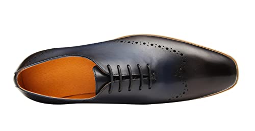 Santimon Men's Oxfords Business Casual Formal Dress Shoes Wingtip Boys Leather Sneakers Walking Shoes for Men3