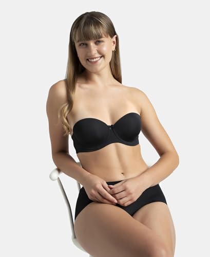 Image of Jockey 1831 Strapless Bra | Under-Wired | Padded | Full Coverage with Multiway Styling| Soft Touch Microfiber Nylon Fabric