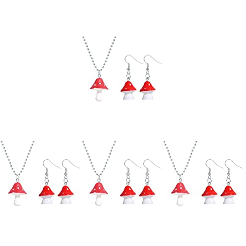 Bijoux champignons et collier perle femme pour un style bohème de tous les jours