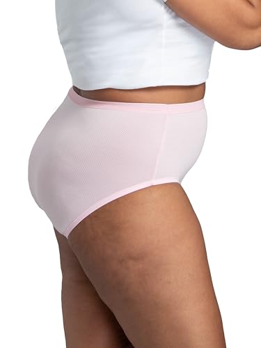 Image of Fruit of the Loom womens Breathable Underwear, Moisture Wicking Keeps You Cool & Comfortable, Available in Plus Size